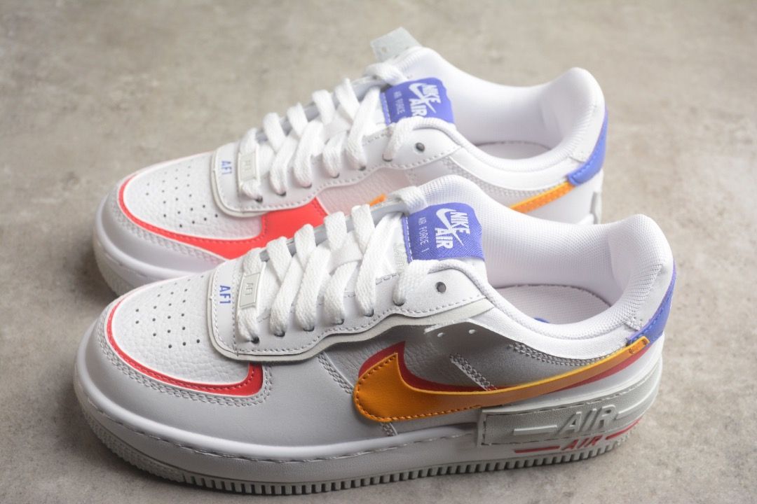 Af1 white orange hot sale