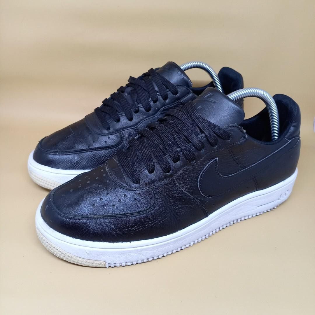 NIKE AIR FORCE 1 ULTRAFORCE LTHR BLACK / BLACK-WHITE (AF1) (SEPATU NIKE) [80]  - KAKIKECE.STORE, Fesyen Pria, Sepatu , Sneakers di Carousell