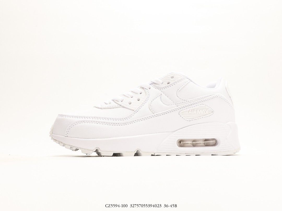 White nike air outlet max 9 leather