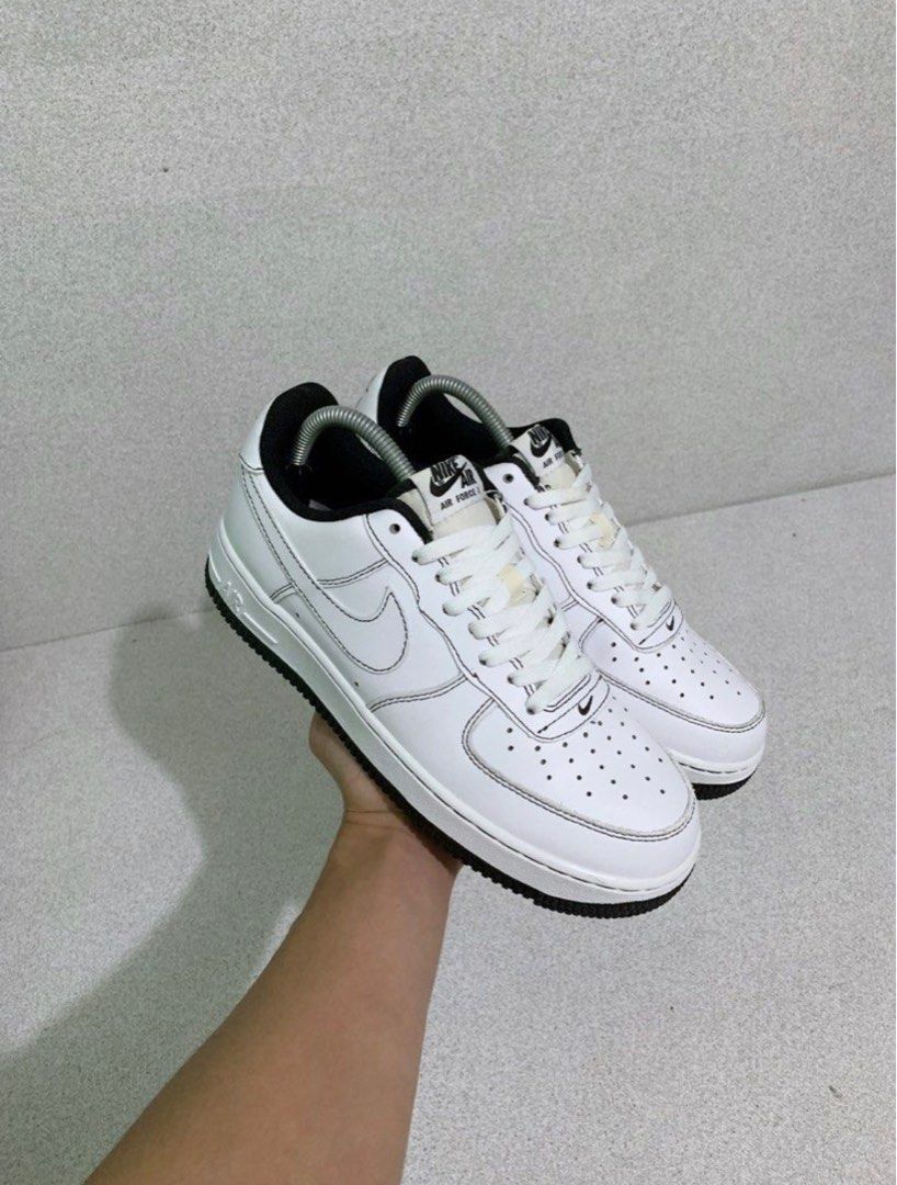 Nike Airforce 1 Black Contrast Stitch (Category: Sneakers) located in Tarlac. Submitted by bocruz44 (Listing ID 1252988737, Image 1). Description: 9/10 Condition No box No Issue pwde sa maarte Size 8 us men .