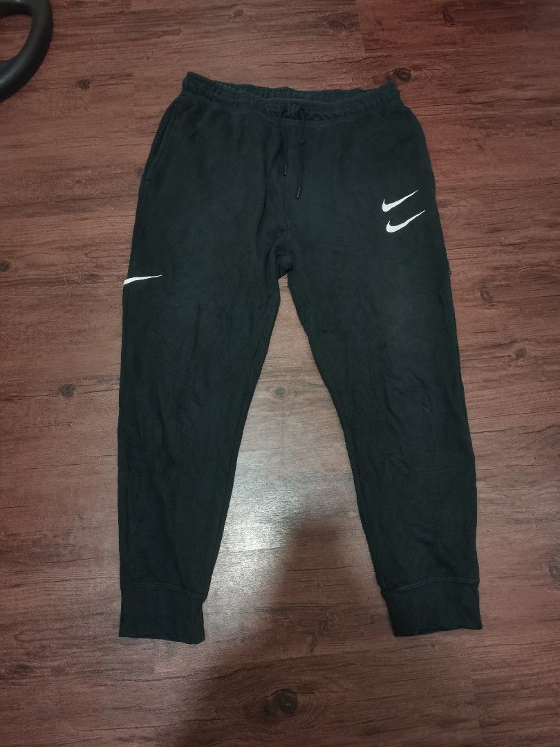 Jogging nike sale double swoosh noir