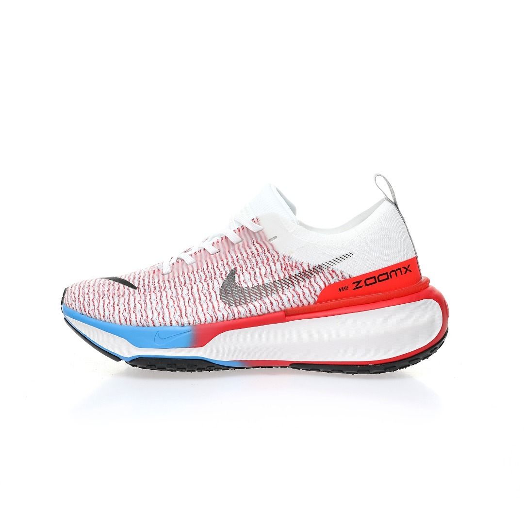 Red white and blue nike running shoes discount