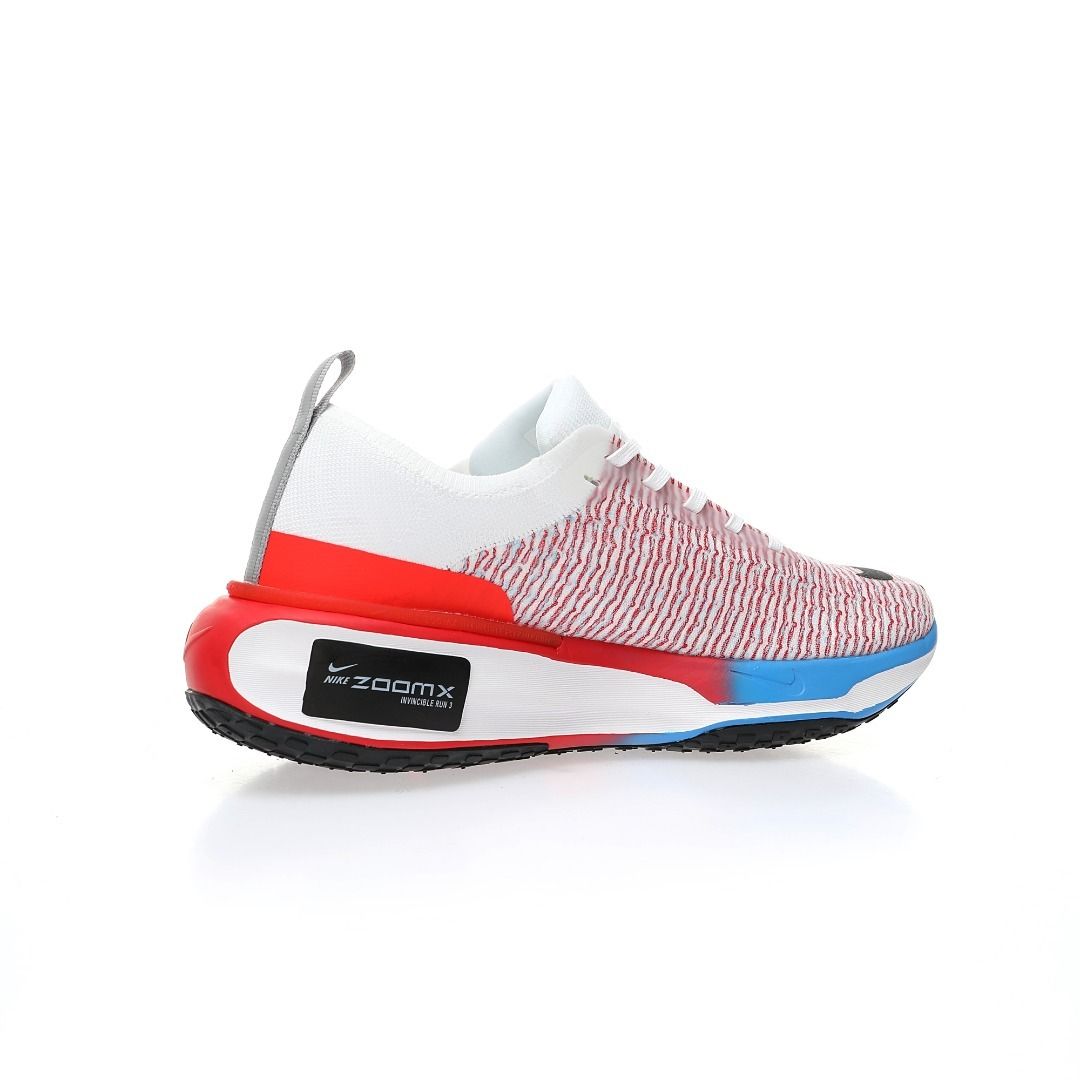 Red white blue running shoes sale