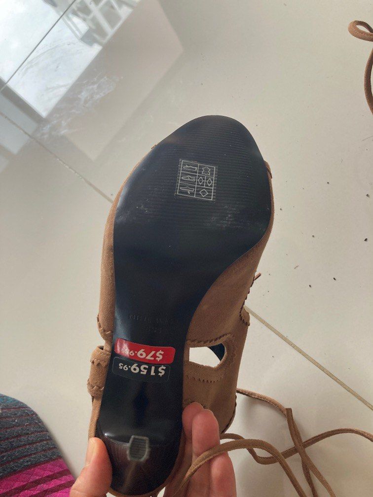 Cheap clearance tan heels