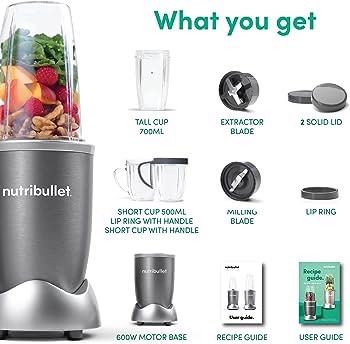 Nutribullet 600w store 5 piece set