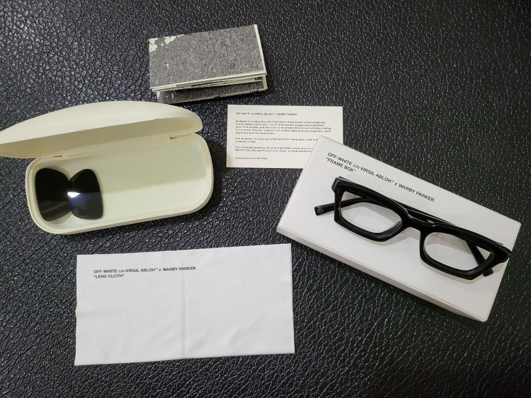 Authentic Off-White x Warby Parker Small Sunglasses, Men's Fashion, Watches  & Accessories, Sunglasses & Eyewear on Carousell