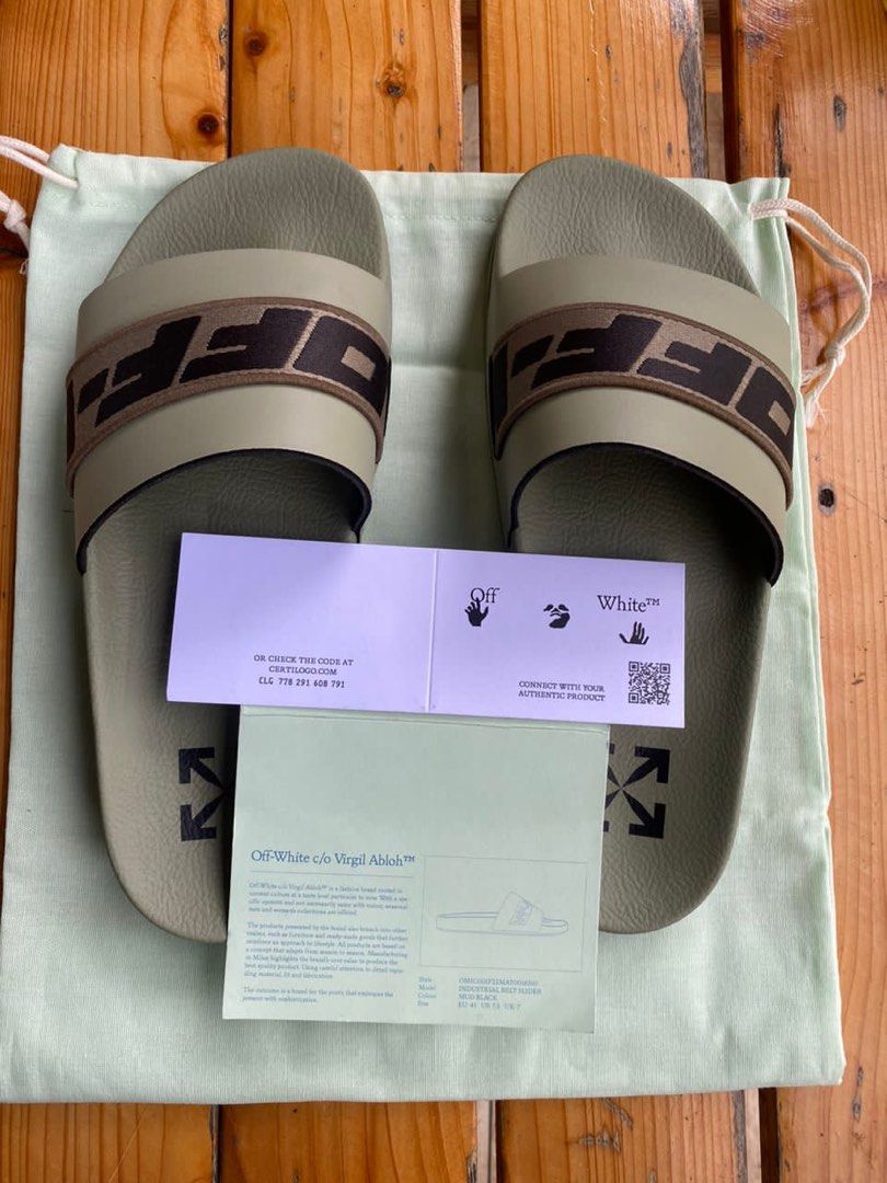 Off white sales industrial slider