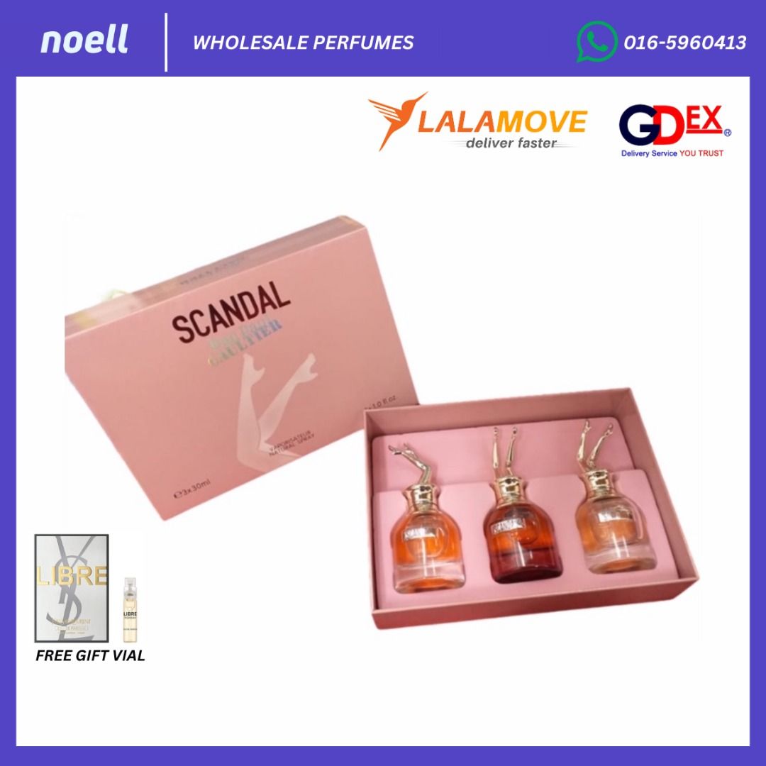 Ghost vanity case with 3x 30ml fragrances cheap