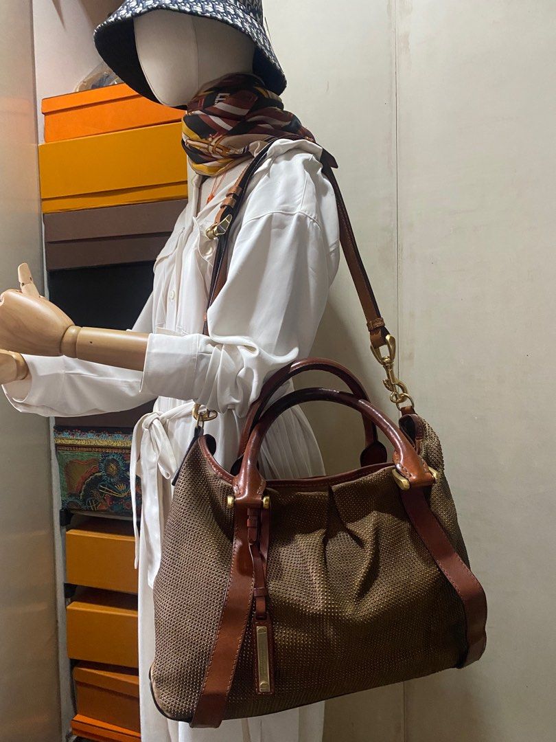 Burberry studded tote sale