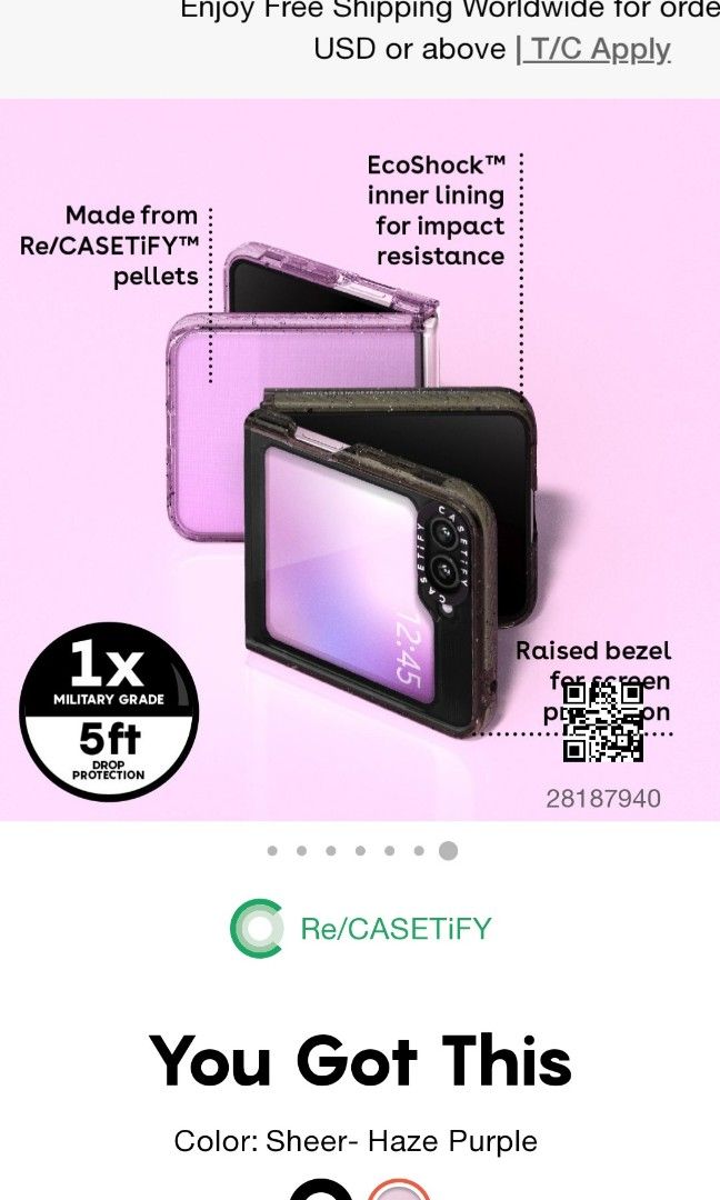 Original Casetify Samsung Flip 5 casing Esther Bunny, Video Gaming