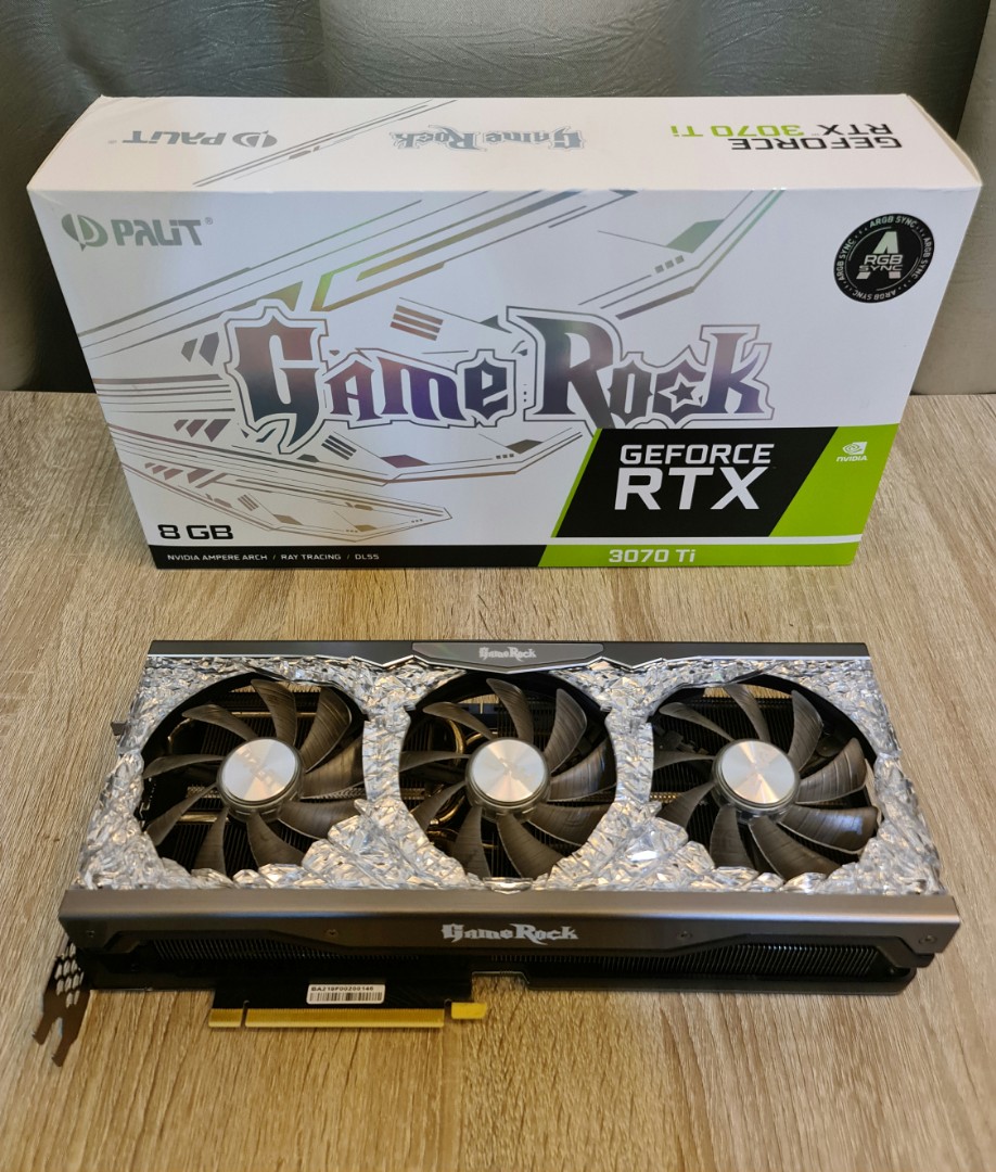 美品 Palit GeForce RTX3070 GameRock OC - PC/タブレット