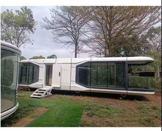 PANDACU Prefabricated Modular Home: Your Space Capsule in an Aluminum Container Prefab House