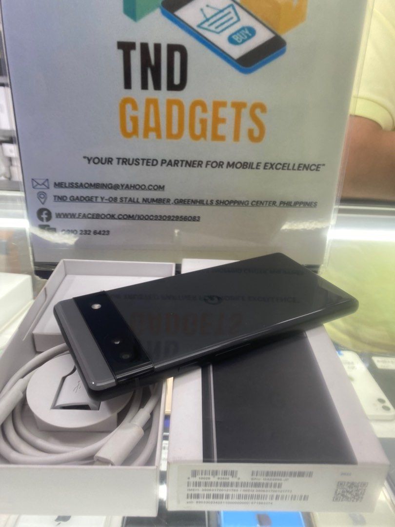 Pixel 6a (Category: Google Pixel) located in Pasig City. Submitted by melissaomb01623 (Listing ID 1253073730, Image 3). Description: Pixel 6a 6gb Ram 256gb Internal Secondhand Openline Complete package with box 💯smooth pick up store in greenhills shopping center we do cod in metro manila and near provinces just add sf only..