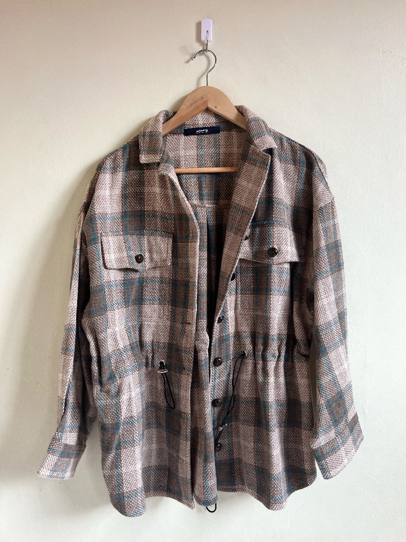 Plaid Jacket/Coat (Folklore/Evermore Taylor Swift Vibe) on Carousell