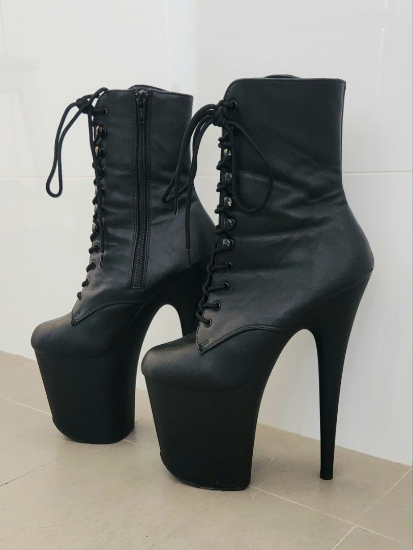 Matte black heels hot sale