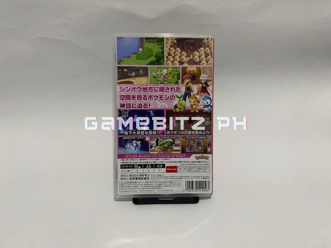Pokemon Shining Pearl (JAP) Nintendo Switch Lite Oled Game (Category: Nintendo) located in Tarlac. Submitted by gamebitzph (Listing ID 1253004893, Image 2). Description: Pokemon Shining Pearl (JAP) for Nintendo Switch/Lite/Oled Pre-owned/Used The game cartridge has been tested and working location: Tarlac area shipping: J&T or LBC (payment first via gcash or bank account. buyer will shoulder the shipping fee) COD is also available Message us for 