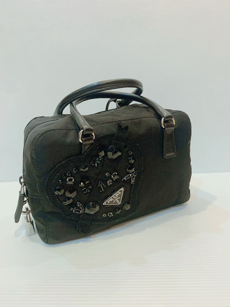 Prada heart mini new arrivals bag
