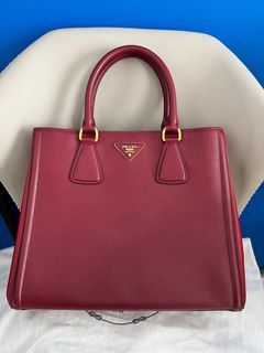 PRADA Hand bag SAFFIANO LUX Leather CROMO BL0851