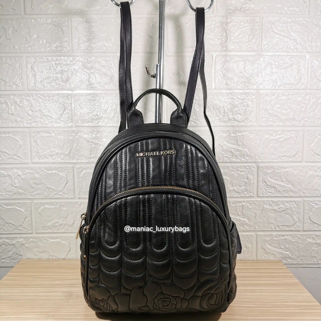 Ransel Michael Kors Abbey Black Backpack Replica Mochila Michael