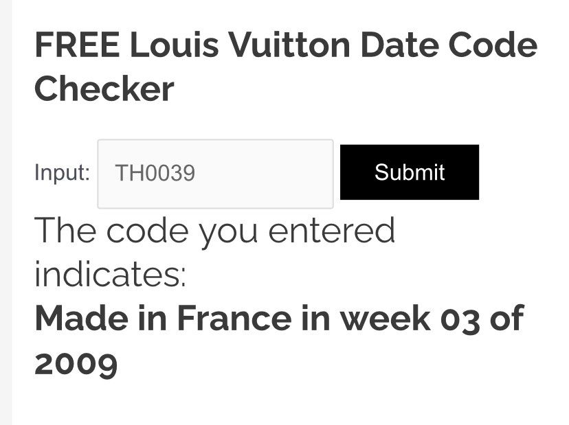 For louis vuitton authentication code checker