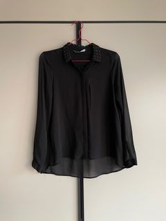 Preloved Kemeja Zara TRF Black size M