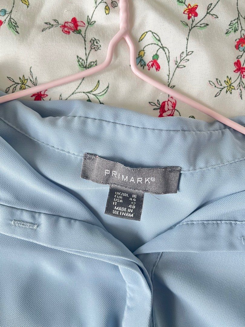 Primark black cheap chiffon blouse