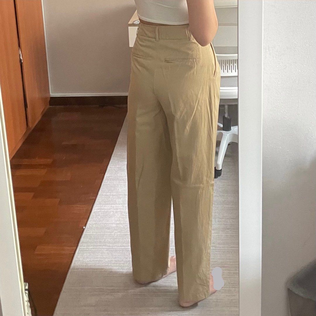 brown trousers primark