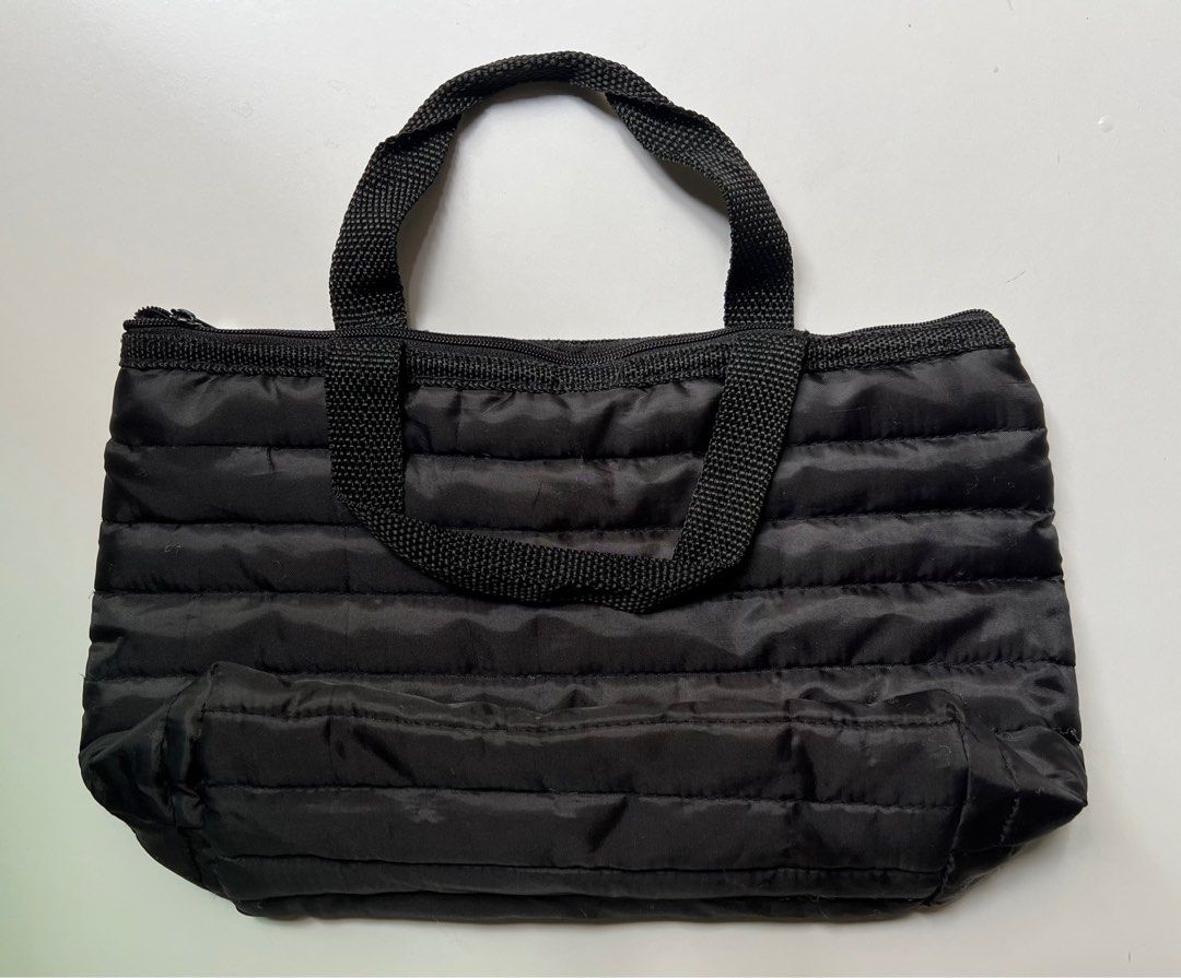 Quilted nylon clearance tote