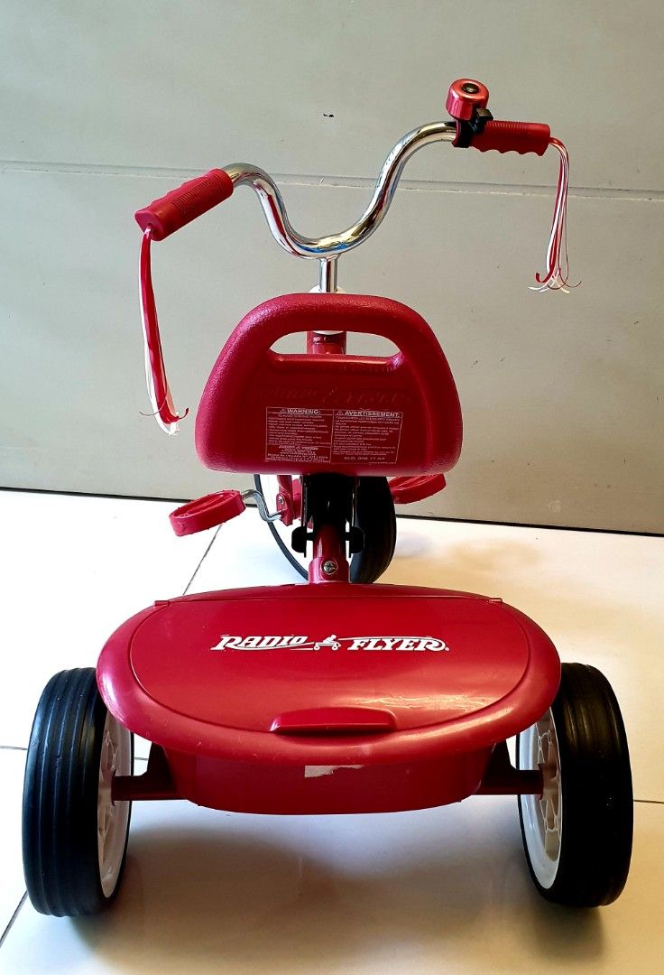 Radio Flyer Deluxe Steer Stroll Trike Parent Push Handle, 47 OFF