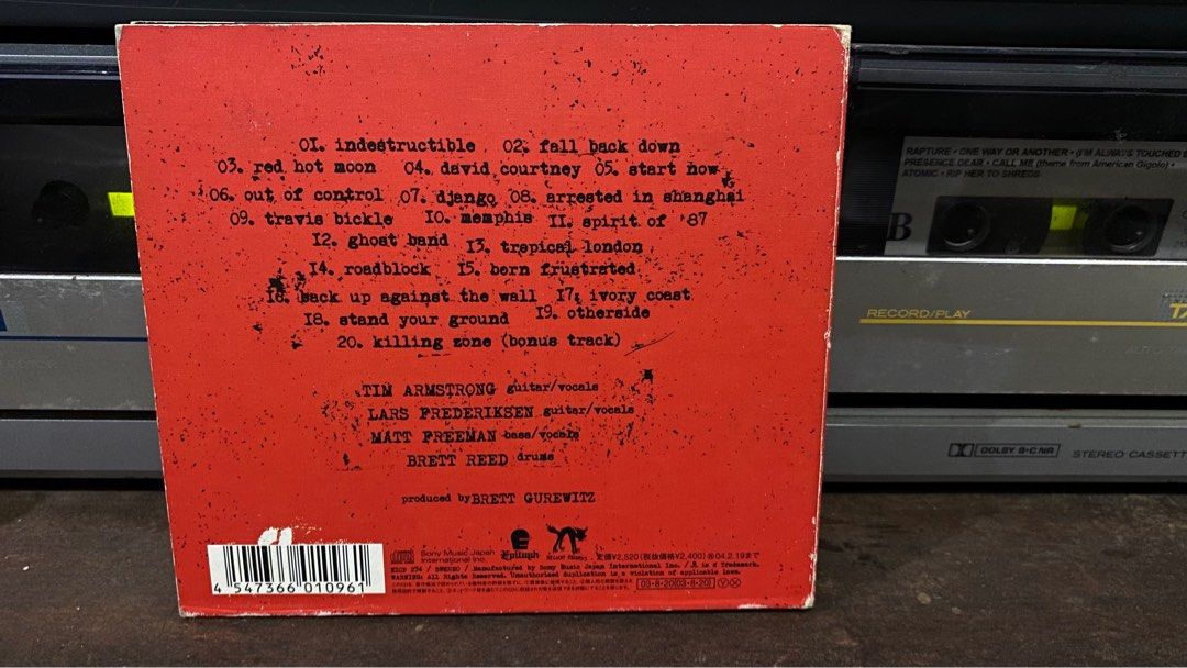 Rancid - Indestructible. CD (Category: CDs & DVDs) located in Tabaco. Submitted by cinemahilig (Listing ID 1253138457, Image 2). Description: Japan pressing. VG+ Last price posted. Buyer shoulders shipping. Item location: Tabaco City, Albay. 09395763344.
