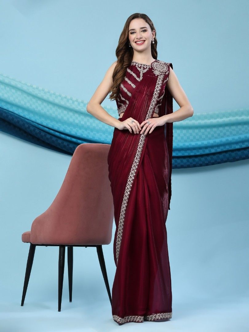 Readymade saree clearance gown