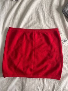 Red tube top