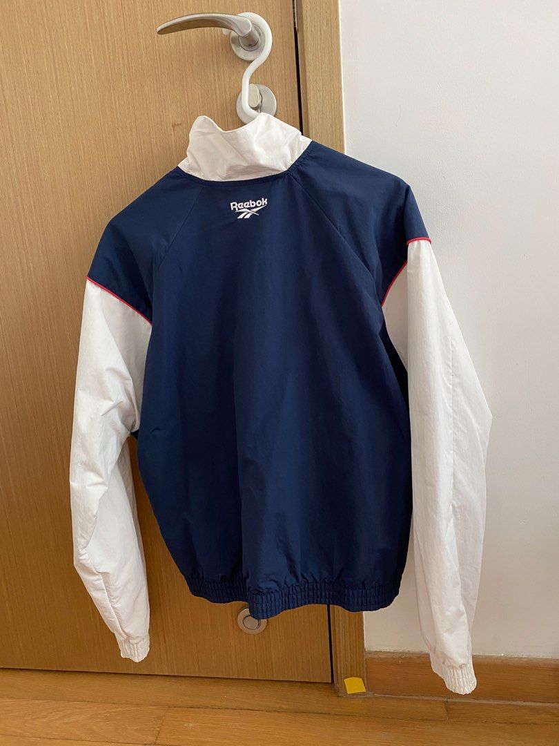 Reebok white jacket discount