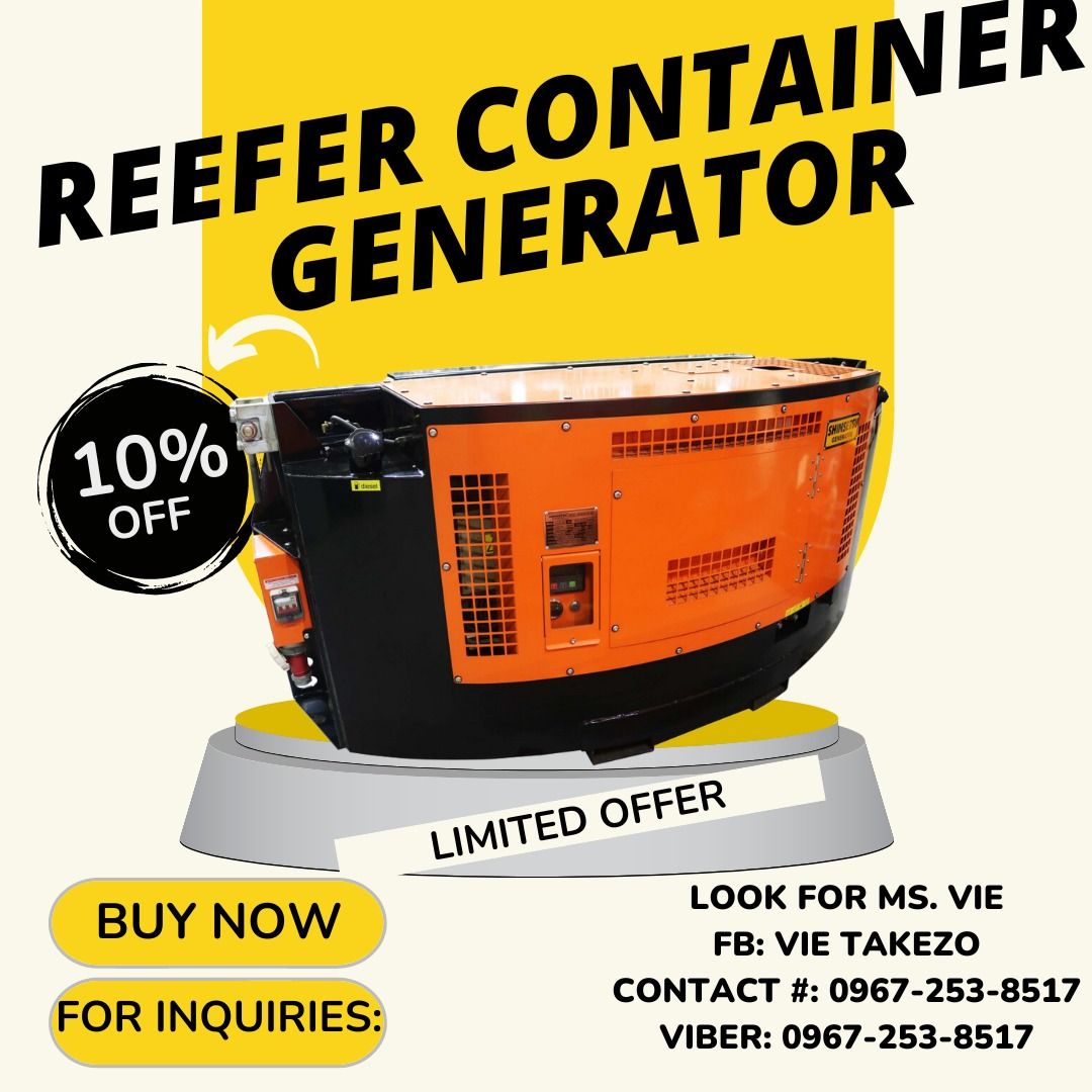 REEFER CONTAINER GENERATOR, Commercial & Industrial, Industrial ...