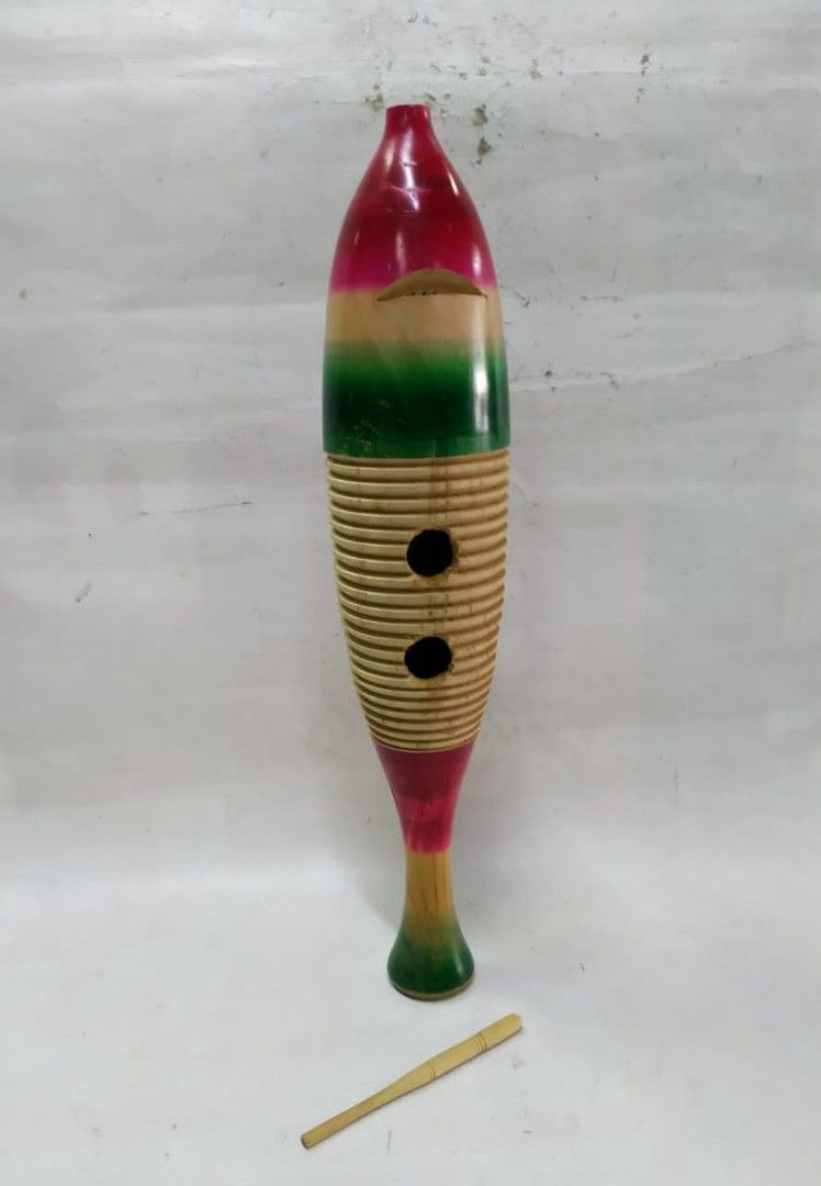 Rhythm Band Traditional Wood Guiro with Scratcher, Hobbies & Toys