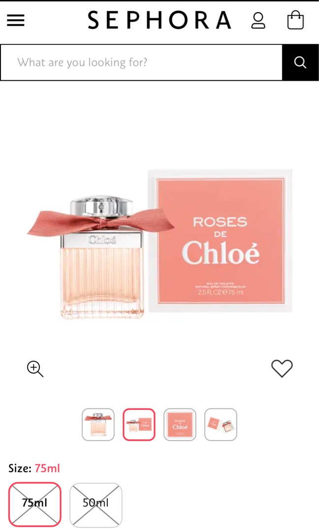 Sephora roses 2025 de chloe