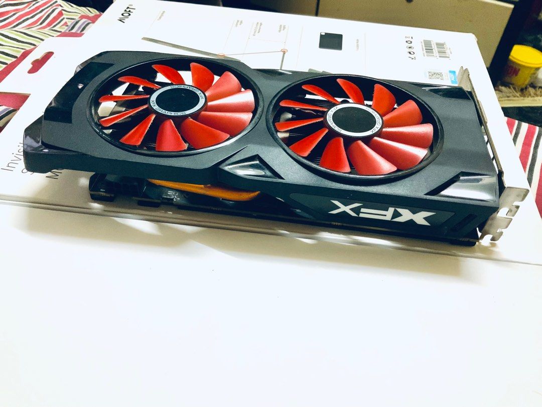 Rx 580 4GB AMD gpu graphic card xfx rx580 same power gtx1060 1060
