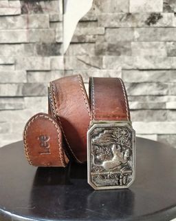 Sabuk vintage lee leather belt