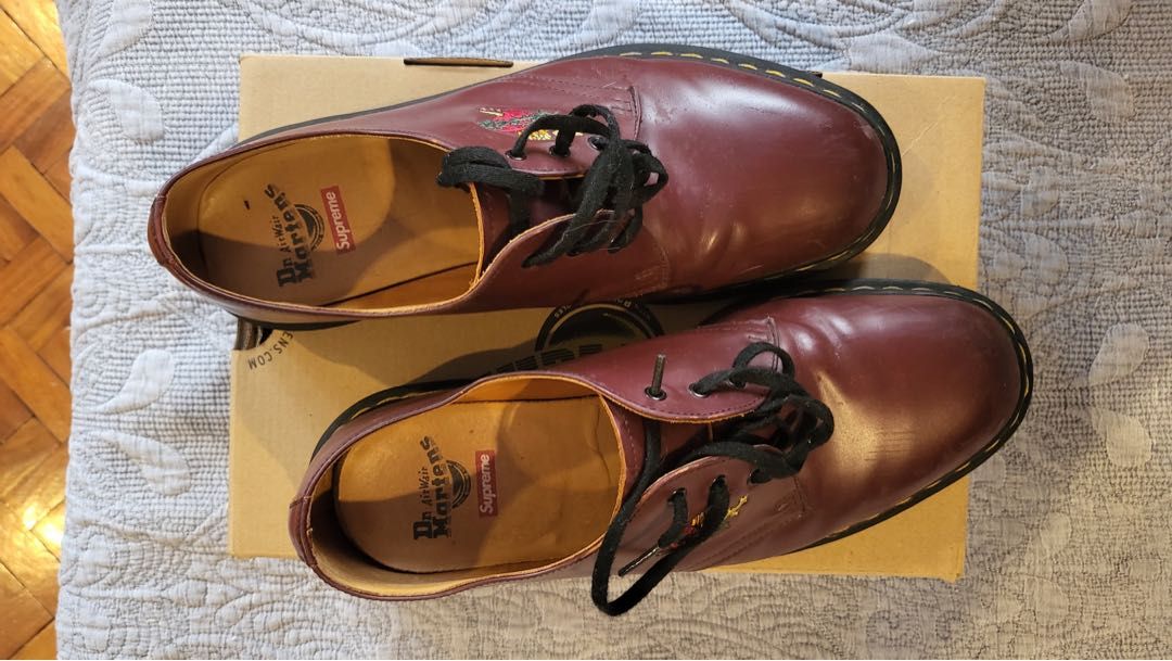 Supreme dr martens sacred heart store