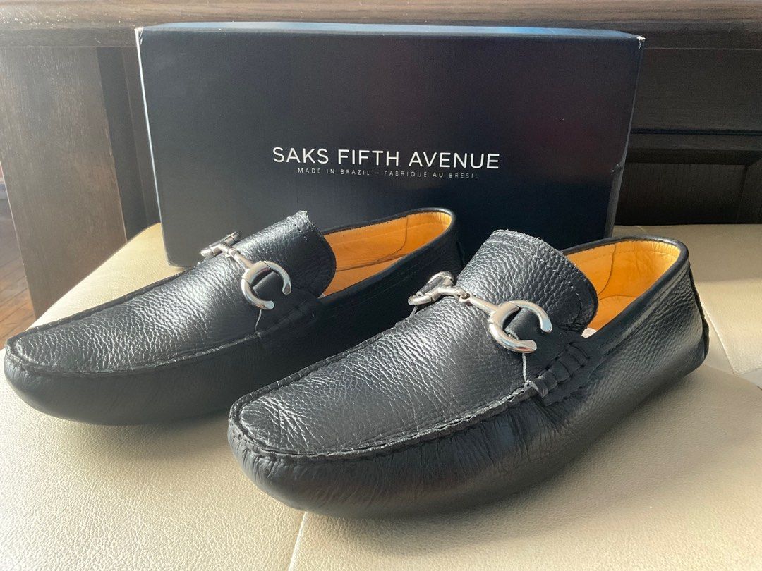 SAKS FIFTH AVENUE LEATHER SHOES FULLY IMPORTED FROM USA