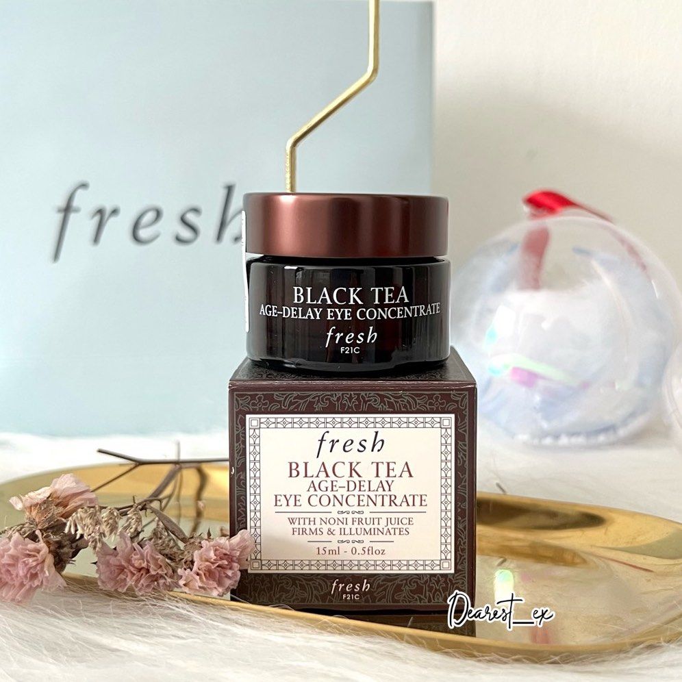 Fresh black discount tea eye cream
