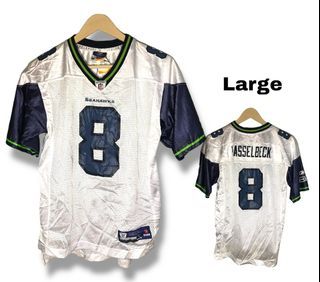 Seattle Seahawks #8 Matt Hasselbeck Vintage NFL Reebok Jersey Football –  Rare_Wear_Attire