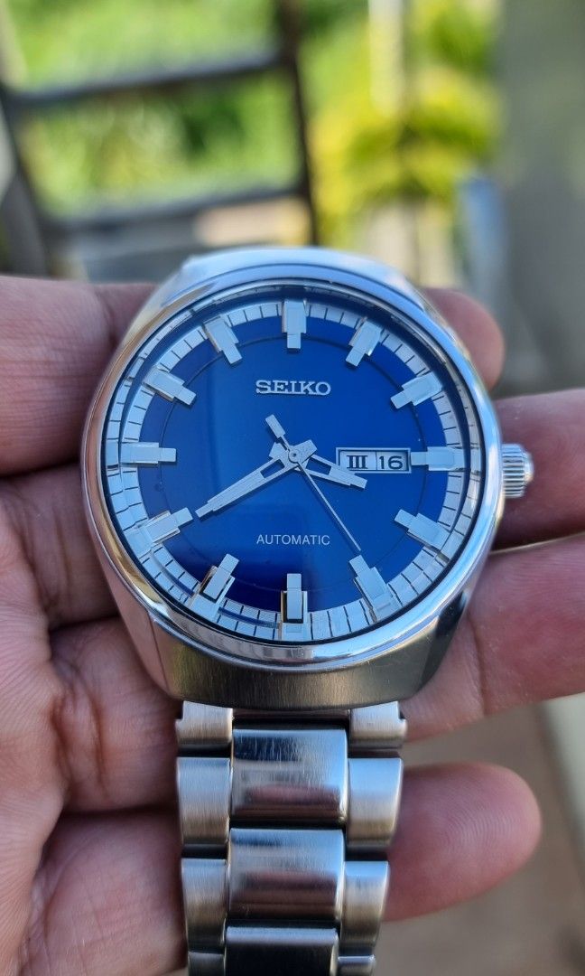 Seiko recraft on sale automatic blue dial