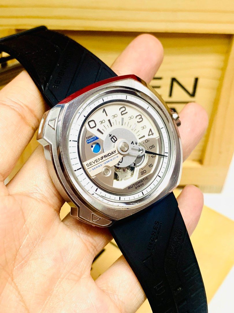 SEVEN FRIDAY V1 01 49mm Automatic Watch NFC Scan Men s Fashion