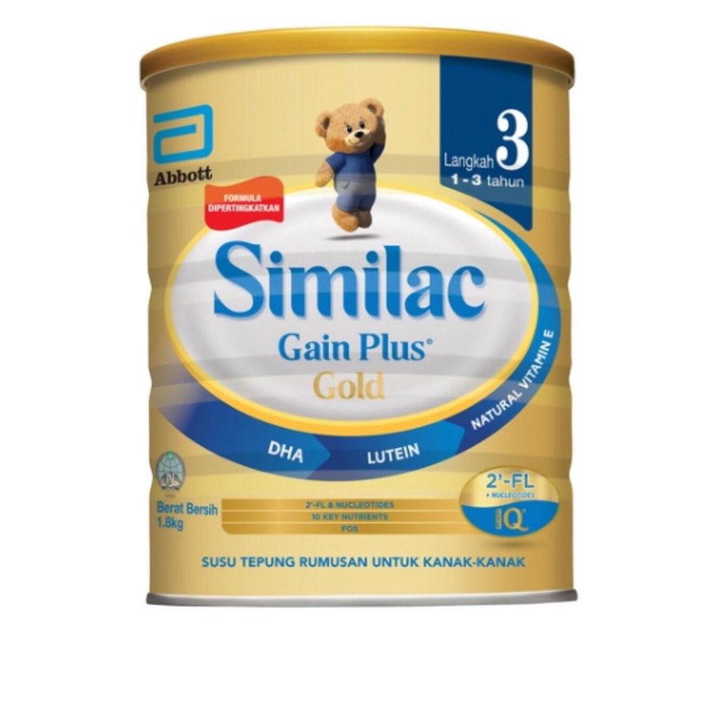 Baby Milk Formula Similac Gain Plus Gold Stage 3 Babies Kids