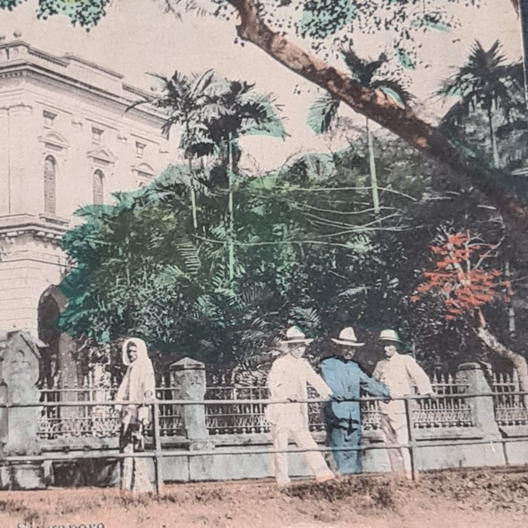 Singapore Old Picture Post Card Raffles Museum And Library Early 20th singapore-old-picture-post-card-raffles-museum-and-library-early-20th