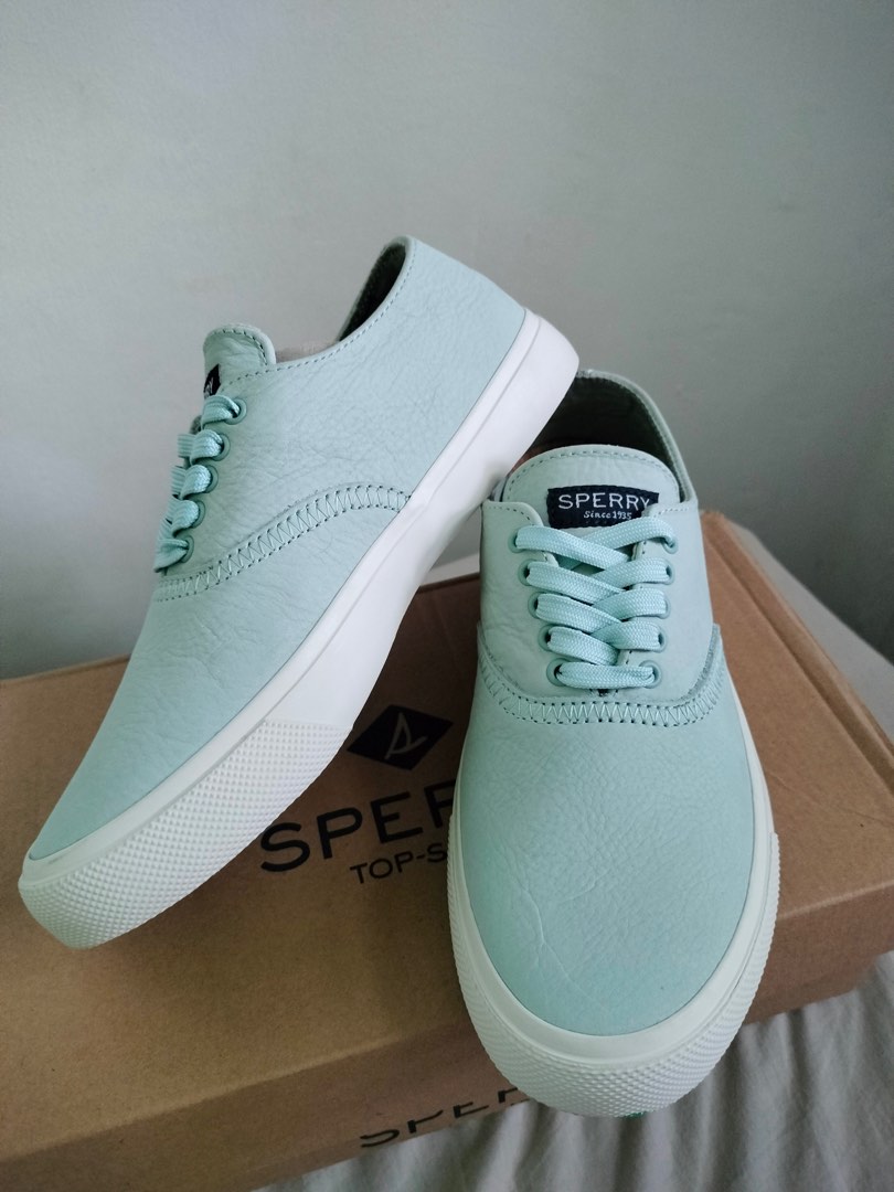 Mint green sale sperrys