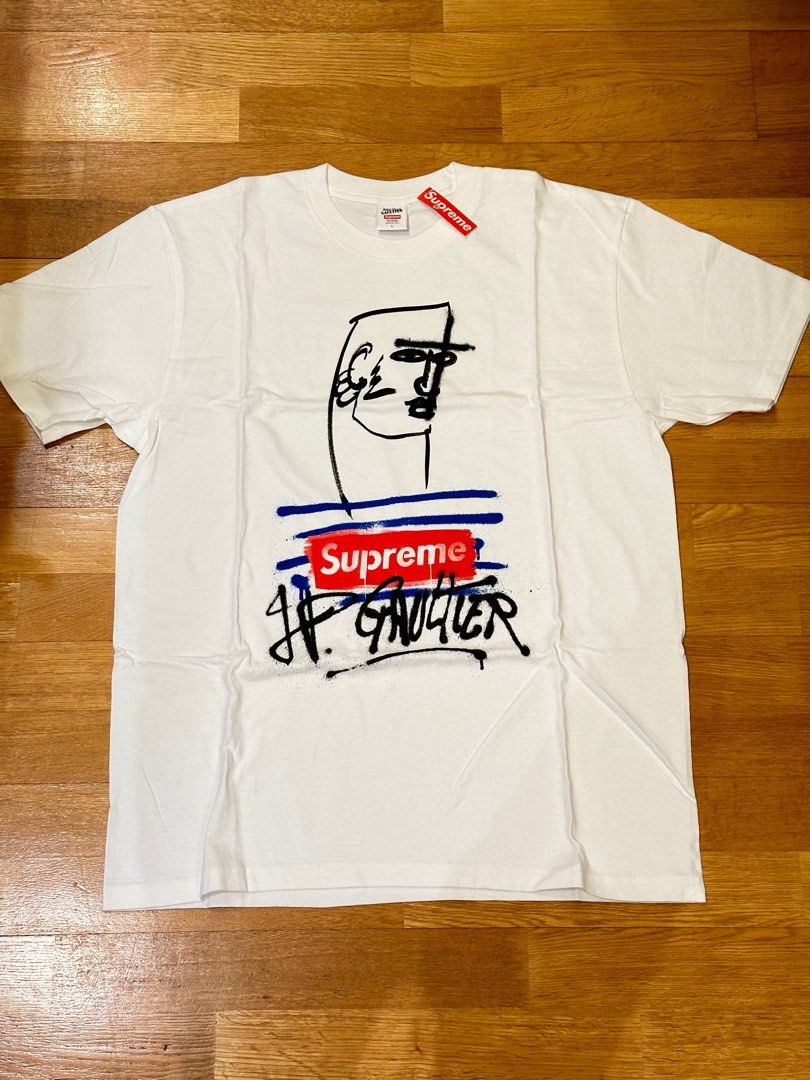 Supreme x Jean Paul Gaultier Tee T-Shirt, 男裝, 上身及套裝, T