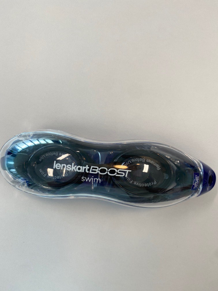 Swimming Goggles Lenskart BOOST Swim, Black, Sports Equipment, Sports