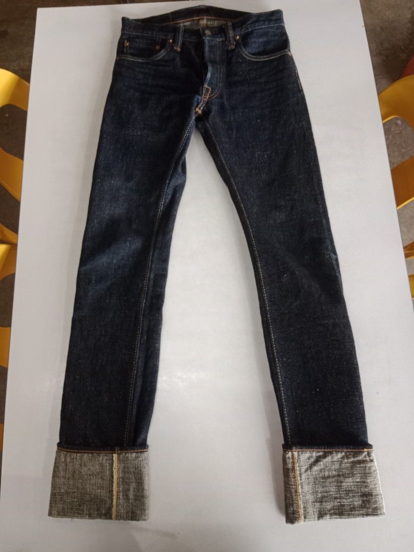 PURE BLUE JAPAN Syoaiya jeans kain 18oZ kepala kain Men s Fashion